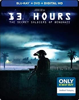 【中古】(非常に良い)13 Hours: The Secret Soldiers of Benghazi Steelbook with Bonus Content (Blu Ray + DVD + Digital HD)|ドリエム店