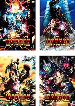 【中古】(非常に良い)アイアンマン アニメ [レンタル落ち] 全4巻セット [DVDセット商品]