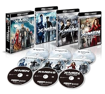 【中古】(非常に良い)X-MEN 4K ULTRA HD トリロジーBOX (9枚組)[4K ULTRA HD + Blu-ray] ヒュー・ジャックマン