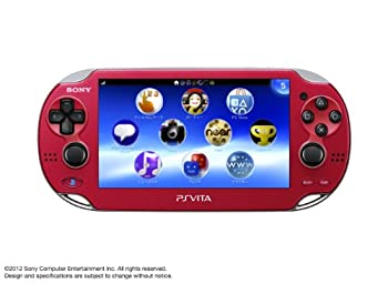 【中古】(非常に良い)PlayStationVita Wi-Fiモデル コズミック・レッド (PCH-1000 ZA03) 【メーカー生産終了】｜ドリエム店