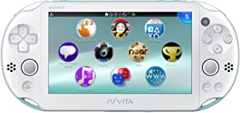 【中古】(非常に良い)PlayStation Vita Wi-Fiモデル ライトブルー/ホワイト (PCH-2000ZA14)【メーカー生産終了】