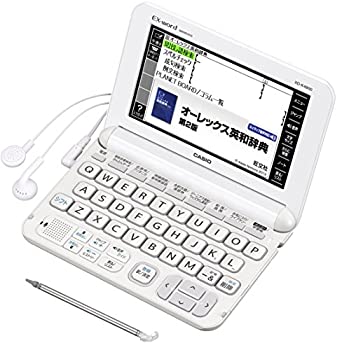 【中古】(人並み外れたに似つかわしい)カシオ 陰電子字引き エクスワード 高校生模範例 XD-K4800WE 白いこと