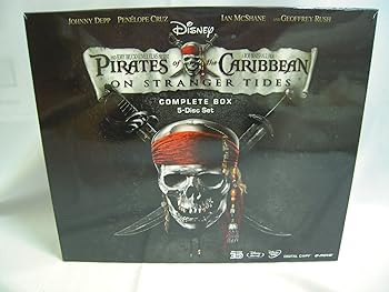 【中古】(未使用･未開封品)パイレーツ・オブ・カリビアン／生命の泉 アートブック付きコンプリートBOX（5枚組／初回数量限定商品） [Blu-ray] ジョニー・デップ
