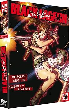 【中古】(未使用･未開封品)ブラックラグーン 1期+2期 コンプリート DVD-BOX (全24話, 576分) [DVD] [Import-PAL] 広江礼威