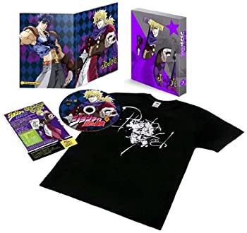 【中古】(未使用･未開封品)ジョジョの奇妙な冒険 Vol.3 (石仮面オリジナルデザインTシャツ、全巻購入特典フィギュア応募券付き)(初回限定版) [Blu-ray]