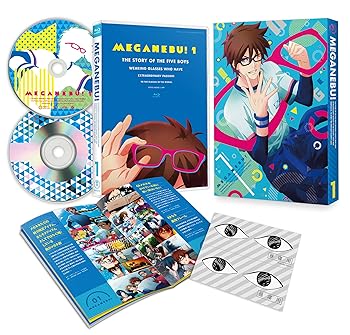 【中古】(未使用･未開封品)メガネブ! vol.1 DVD 初回生産限定版 (初回特典:イベント応募抽選ハガキ、おめめシール(2回分)、16pブックレット、ヒマ高新聞縮小版 通常特典:描