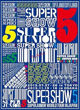 【中古】(未使用･未開封品)SUPER JUNIOR WORLD TOUR SUPER SHOW5 in JAPAN (3枚組DVD) (初回生産限定盤) SUPER JUNIOR