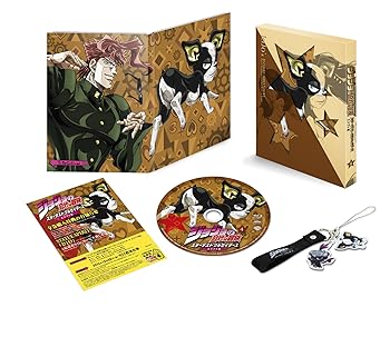 【中古】(未使用･未開封品)ジョジョの奇妙な冒険スターダストクルセイダース エジプト編 Vol.4 (携帯ストラップ付)(初回生産限定版) [Blu-ray] 小野大輔