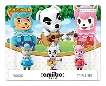 【中古】(未使用･未開封品)amiibo トリプルセット[カイゾー/とたけけ/リサ] (どうぶつの森シリーズ)