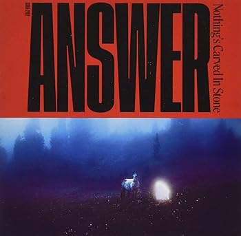【中古】ANSWER (初回限定盤) [CD] Nothing's Carved In Stone