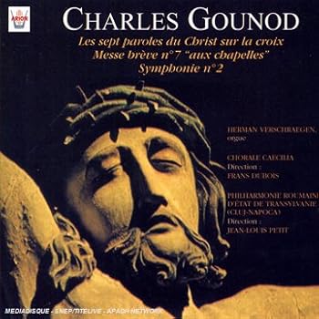 【中古】(未使用･未開封品)Gounod;Les Sept Paroles De [audioCD] Verschraegen & Chorale Caecili