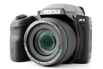 【中古】(未使用･未開封品)PENTAX X-5 クラシックブラック 1,600万画素 超広角-超望遠ズームレンズ 単3型電池仕様 デュアル手ぶれ補正 高速連写 X-5 CLASSIC BLACK 12764｜ドリエム店 57,519円