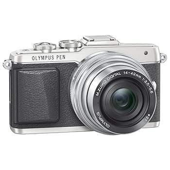 【中古】(未当て嵌める･未開封品)OLYMPUS 鏡鑑受け答え一眼 PEN E-PL7 14-42粍 EZ水晶体一揃いの道具 しろがね色 E-PL7 EZ LKIT SLV