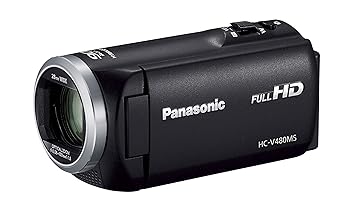 【中古】(未当て嵌める･未開封品)パナソニック 固定ディスクテレビカメラ V480MS 32GB 高倍率90倍望遠レンズ 黒いこと HC-V480MS-K
