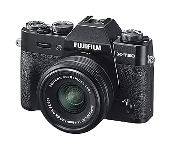 【中古】FUJIFILM 鏡鑑受け答え一眼写真機 X-T30XC水晶体一揃いの道具 黒いこと X-T30LK-1545-B