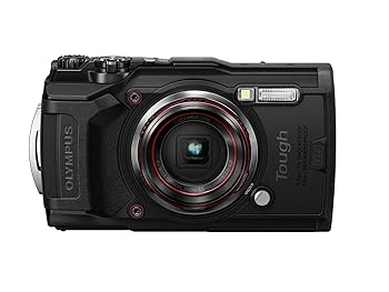 【中古】(未使用･未開封品)OLYMPUS デジタルカメラ Tough TG-6 ブラック 1200万画素CMOS F2.0 15m 防水 100kgf耐荷重 GPS 内蔵Wi-Fi TG-6BLK｜ドリエム店