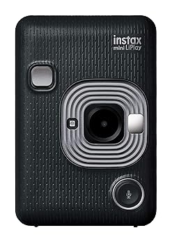 【中古】FUJIFILM チェキ インスタントカメラ/スマホプリンター instax mini LiPlay ダークグレイ INS MINI HM1 DARK GRAY｜ドリエム店