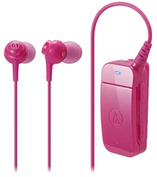 【中古】【人並み外れたに好いたらしい】オーディオテクニカ Sound/Phone ワイヤレスステレオヘッドセット サクラ色 ATH-BT09 PK