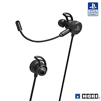 【中古】【PS5動作確認済】ホリゲーミングヘッドセット インイヤー for PlayStation?4 ブラック【SONYライセンス商品】