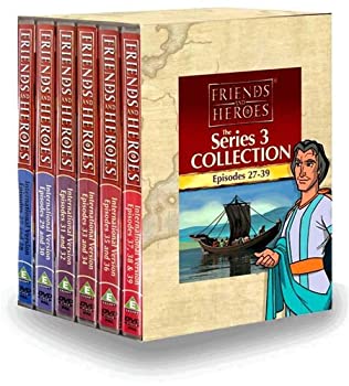 【中古】Friends and Heroes DVD Series 3 Pack Multi-Language - Includes Children's Bible Stories The Last Supper the Ten｜ドリエム店