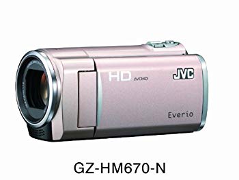 【中古】JVCケンウッド JVC 32GBフルハイビジョンメモリームービー ピンクゴールド GZ-HM670-N wgteh8f