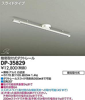 【中古】大光電機 ダクトレール 長さ1105mm スライドタイプ DP-35829｜ドリエム店 20,545円