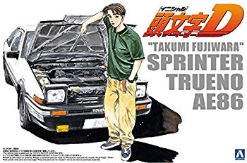 【中古】青島文化教材社 頭文字D No.5 藤原拓海 86トレノ 第1巻仕様 1/24スケール プラモデル tf8su2k