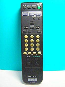 【中古】【人並み外れたに好いたらしい】SONY テレビ受像機遠隔操作 RM-J232