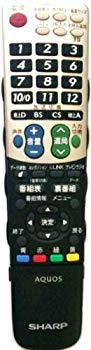 【中古】シャープ 液晶テレビ用純正リモコンGA567WJSAの後継リモコンGB047WJN3｜ドリエム店