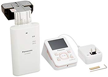 【中古】【人並み外れたに似つかわしい】Panasonic ワイヤレスドアモニター ドアモニ サクラ色 ワイヤレスドアカメラ+管する親機 各1台仕掛ける VL-SDM110-P 9jupf8b