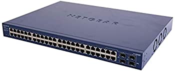 【中古】NETGEAR L2 スイッチングハブ ギガ 48ポート (SFPx2) スマートスイッチ VLAN QoS ACL LAG ルーティング GS748T-500AJS