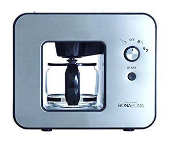 【中古】CCP 【BONABONA】 全自動ミル付きコーヒーメーカー(保温機能搭載) 「豆・粉からドリップ可能」 ガラスジャグ付き ブラック BZ-MC81-BK w17b8b5