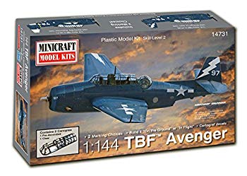 【中古】ミニクラフト 1/144 第二次世界大戦 アメリカ海軍 TBF アベンジャー プラモデル MC14731 2zzhgl6