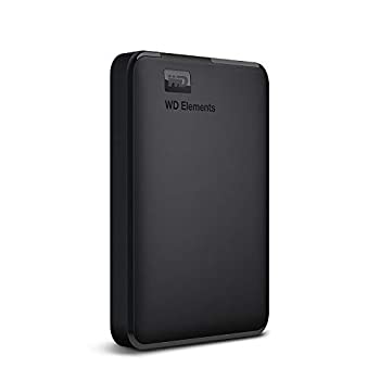 【中古】【人並み外れたに好いたらしい】WD 携帯型HDD 1肺結核 USB3.0 黒いこと WD Elements Portable 外後ばらい固定ディスク / 2年引き受ける WDBUZG0010BBK-WESN