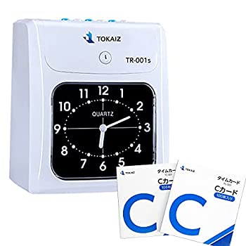 【中古】TOKAIZ タイムレコーダー タイムカード レコーダー 本体 タイムカード200枚付き TR-001s
