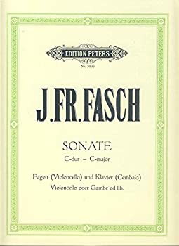 【中古】ファッシュ : ソナタ ハ長調 (ファゴット、ピアノ) ペータース出版