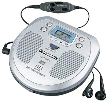 【中古】パナソニック ポータブルCDプレーヤー シルバー SL-PH270-S|ドリエム店