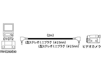 【中古】まとめ上げる用シンクロ繋ぎ合わせる吊りひも2m L型ステレオミニミニプラグ ＶＫ-820 糎3dmju