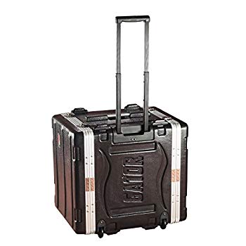 【中古】GATOR ラックケース 19インチ 8U キャスター付 本体奥行き415mm GRR-8L ブラック|ドリエム店