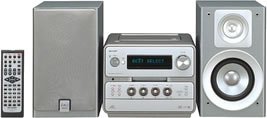 【中古】【非常に良い】SHARP MDLP内蔵MDマイクロコンポ SD-GX1-S|ドリエム店