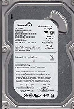 【中古】Seagate 3.5in内蔵HDD 160GB Serial-ATA3.0Gb/s 7200rpm 8MB NCQ RoHS ST3160815AS bme6fzu