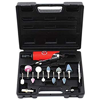 【中古】【人並み外れたに好いたらしい】E-Value エアーダイグラインダーキット 軸付剃刀砥10pcs ADG-1020K wyw801m