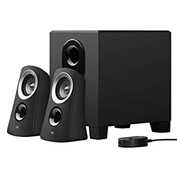 【中古】ロジクール PCスピーカー パソコン用 Z313 ブラック ステレオ 2.1ch サブウーファー付属 3.5mm入力対応 国内正規品 2年間メーカー保証 wgteh8f