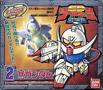 【中古】【非常に良い】SDターンフラッシュガンダム　2　∀ガンダム（ターンエーガンダム）　組み立てモデル画像