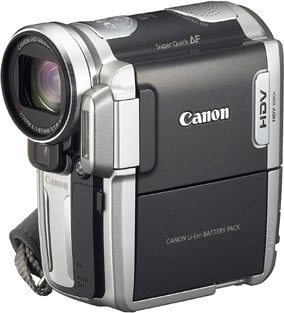 【中古】Canon ハイビジョンデジタルビデオカメラ iVIS (アイビス) HV10 グラナイトブラック IVISHV10(B)｜ドリエム店