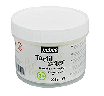 【中古】【非常に良い】ぺべオ フィンガーペイント紙用 NO.11 ホワイト225ml d2ldlup