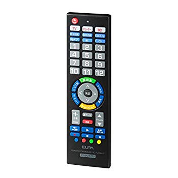 【中古】ELPA エルパ マルチリモコン 1台のリモコンで3台の機器を操作できる 誤操作防止のチャイルドロック式RC-TV006UD qqffhab