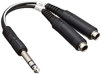 【中古】【非常に良い】キクタニ TECH 変換ケーブル ステレオフォン メスX1⇔モノラルフォン メスX2 ブラック YPO-03 qqffhab