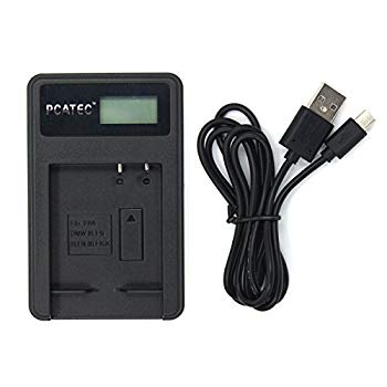 【中古】【PCATEC】 Panasonic パナソニック　DMW-BLE9/BLG10 対応新型USB充電器☆LCD付４段階表示仕様☆Lumix DMC-GF3/DMC-GF3K/DMC-LX100(USB充電器☆L w17b8b5