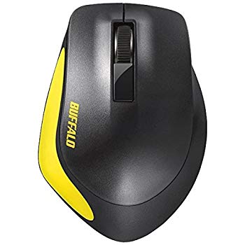 【中古】【非常に良い】バッファロー 無線BlueLED 3ボタンプレミアムフィットマウス イエロー 2zzhgl6